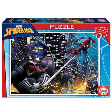 Puzzle 2 x 200 piese Educa Spiderman si Venom