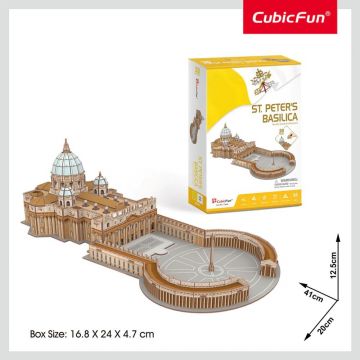 Puzzle 3D Cubic Fun Basilica Sf Petru 68 piese