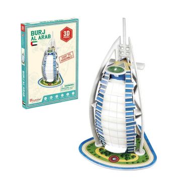 Puzzle 3D Cubic Fun Mix 2 Burj Al Arab 17 piese