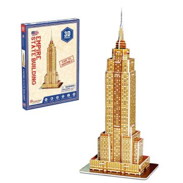 Puzzle 3D Cubic Fun Mix 2 Empire State Building 24 piese