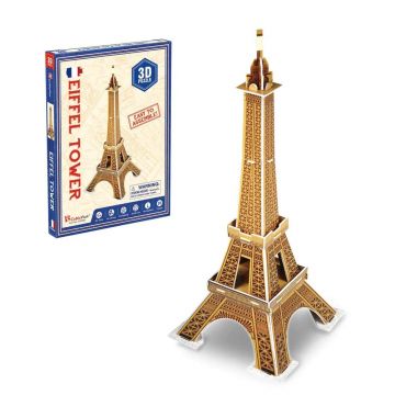 Puzzle 3D Cubic Fun Mix 2 Turnul Eiffel 20 piese