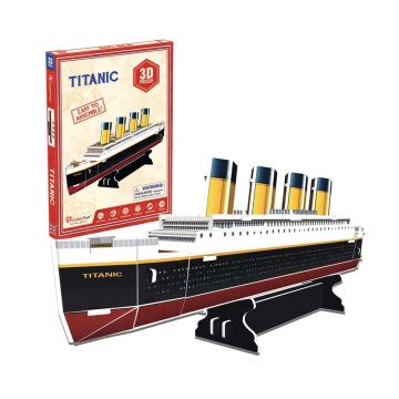 Puzzle 3D Cubic Fun Mix 3 Titanic 30 piese