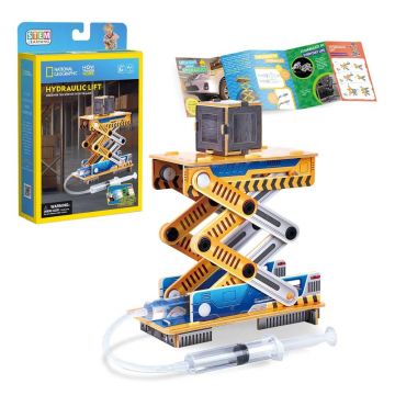 Puzzle 3D Cubic Fun National Geographic Stem Lift Hidraulic