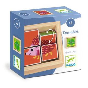 Puzzle forme rotative Tournibist, Djeco