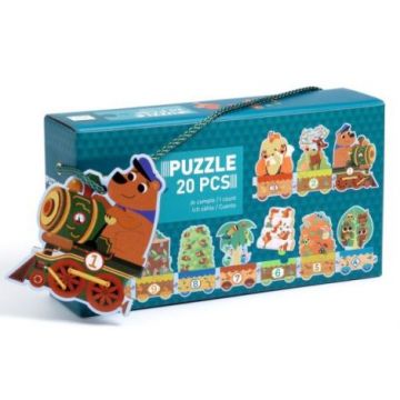 Puzzle Invat sa numar, Djeco