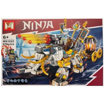 Set de constructie MG Ninjago - Mamut de razboi, 578 piese tip lego