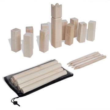 Set de joc kubb din lemn