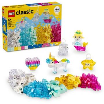 LEGO® Classic - Cutie transparenta magica 11040, 340 piese