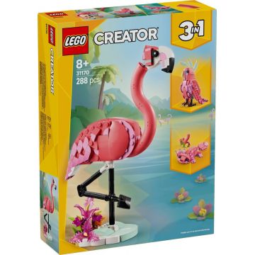 LEGO® Creator - Animal salbatice: Flamingo roz (31170)