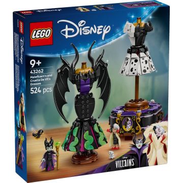 LEGO® Disney Classics - Rochiile lui Maleficent si Cruella De Vil (43262)