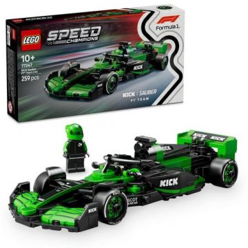 LEGO® Speed Champions - Masina de curse KICK Sauber F1® Team C44 77247, 259 piese