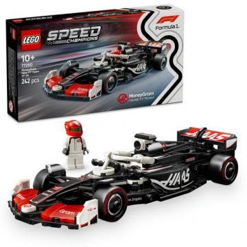 LEGO® Speed Champions - Masina de curse MoneyGram Haas F1® Team VF-24 77250, 242 piese