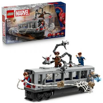 LEGO® Marvel - Lupta de pe acoperisul trenului dintre Omul-Paianjen si Doc Ock 76321, 393 piese LEGO® Marvel - Lupta de pe acoperisul trenului dintre Omul-Paianjen si Doc Ock 76321, 393 piese