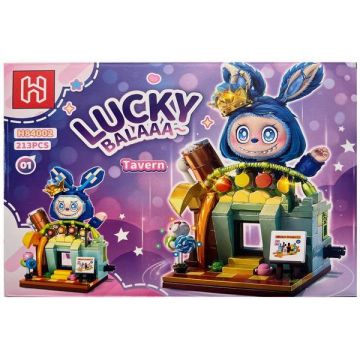 Set de constructie Labubu, Micul Orasel 4 in 1, Taverna, 213 piese Set de constructie Labubu, Micul Orasel 4 in 1, Taverna, 213 piese