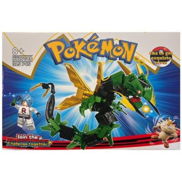Set de constructie Pokemon - James si Meow Meow vs. Rayquaza, 315 piese Set de constructie Pokemon - James si Meow Meow vs. Rayquaza, 315 piese