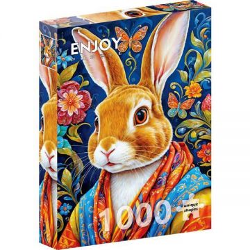 Cool Rabbit - Puzzle 1000 Piese Enjoy Cool Rabbit - Puzzle 1000 Piese Enjoy