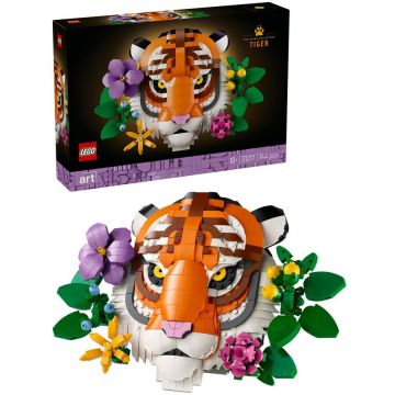 LEGO® LEGO  Art - Colectia de fauna – Tigru 31217, 744 piese, Multicolor LEGO® LEGO  Art - Colectia de fauna – Tigru 31217, 744 piese, Multicolor
