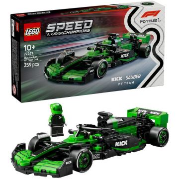 LEGO® LEGO Speed Champions - Masina de curse KICK Sauber F1 Team C44 77247, 259 piese LEGO® LEGO Speed Champions - Masina de curse KICK Sauber F1 Team C44 77247, 259 piese