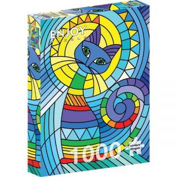 Ornamental Cat - Puzzle 1000 Piese Enjoy Ornamental Cat - Puzzle 1000 Piese Enjoy