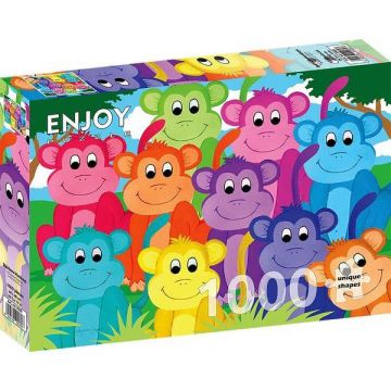 Puzzle 1000: Rainbow Monkeys Puzzle 1000: Rainbow Monkeys