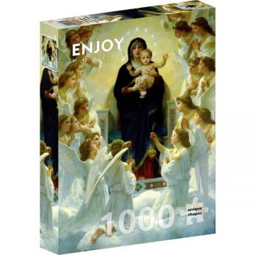 Puzzle 1000: The Virgin with Angels. Adolphe Bouguereau Puzzle 1000: The Virgin with Angels. Adolphe Bouguereau