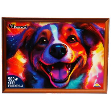 Puzzle Witty Puzzlezz, Caine, 500 piese Puzzle Witty Puzzlezz, Caine, 500 piese