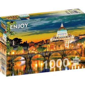 Saint Peters Basilica: Vatican - Puzzle 1000 Piese Enjoy Saint Peters Basilica: Vatican - Puzzle 1000 Piese Enjoy