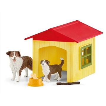 Schleich Set de joaca Schleich Farm World Cusca pentru caini, 8cm, Multicolor Schleich Set de joaca Schleich Farm World Cusca pentru caini, 8cm, Multicolor