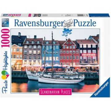 PUZZLE COPENHAGA DANEMARCA, 1000 PIESE