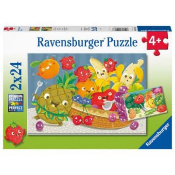 PUZZLE FRUCTE, 2x24 PIESE